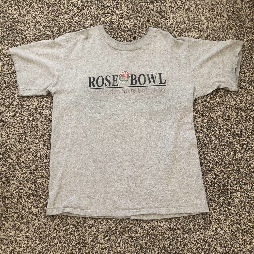 Vintage Rose Bowl Washington State T Shirt Made In USA Single Stitch‎ Football